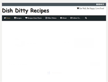 Tablet Screenshot of dish-ditty.com